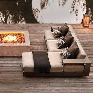 Aluminum Chaise Lounge Hotel Furniture Patio Garden Courtyard Furniture All Weather <b>Outdoor</b> Furniture Park Sets - Product Image 3