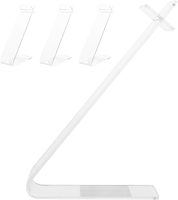 Présentoirs de magasin portables écologiques modernes en forme de L pour la vente au détail, supports pour chaussures à talons hauts, rehausseurs de chaussures en acrylique transparent