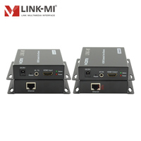 Extensor HDMI sobre IP de 120 m, Extensor de Red HDMI, Transmisor de Video Wall, Distribución HDMI sobre Cat5e/Cat6