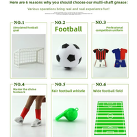 Jeu de football de table interactif en plastique personnalisé pour enfants, kit de 10 mini-ballons pour cadeaux de fête et divertissement familial