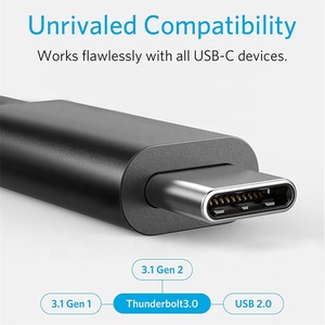 ใหม่ <span class=keywords><strong>Thunder</strong></span> 4 40Gbps สาย USB4.0 Pd 100W อะลูมิเนียมการถ่ายโอนข้อมูลที่รวดเร็<span class=keywords><strong>ว</strong></span>ชาร์จ USB 240W สาย Type C สำหรับโทรศัพท์มือถือที่มี Gen3 - Product Image 3