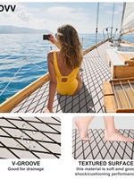 Terrasse en mousse EVA antidérapante personnalisée pour plancher de bateau de pêche en mer Plancher de bateau en teck