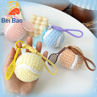 Mini pendentif en peluche, porte-clés poupée de tennis, pendentif pour sac de fille, cadeau, peluches pour machine à griffes