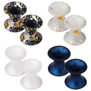 Silicone Ear Gauges Marble Pearlized Flesh Tunnels Plugs Flexible Ear Skin Tunnels Plugs Expanders Gauges Hollow Body Piercing