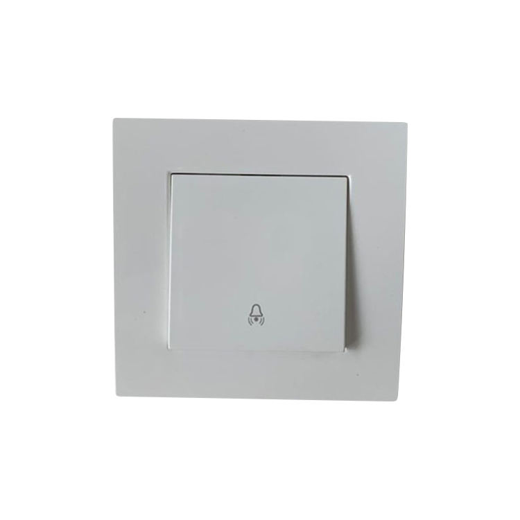 VNX Customizaiton Wholesale 1 Gang 250V White PC Bell Push Button Switch