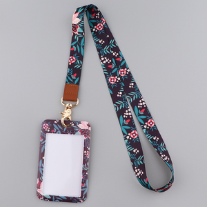 Lá Nhỏ dây đeo cổ dây buộc cho các phím ID thẻ tùy chỉnh phim hoạt hình điện thoại di động dây Đeo Huy Hiệu chủ DIY điện thoại Hoa dây buộc Keychain - Product Image 6