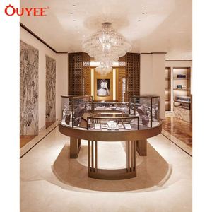 Diseño de mostrador de Joyería Moderna/Diseño de Interiores de tienda de joyería elegante/Mostrador de exhibición de joyería al por menor - Product Image 2