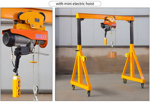 Dễ dàng cài đặt di động mini giàn cần cẩu kho Cần Cẩu tay đẩy loại giàn cần cẩu - Product Image 3