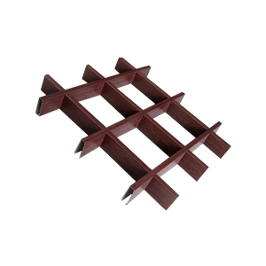 <span class=keywords><strong>Plafond</strong></span> en grille d'aluminium couleur bois, décoration intérieure, grille en métal à cellules ouvertes, lamelles métalliques, <span class=keywords><strong>couloir</strong></span> d'appartement, hall, faux <span class=keywords><strong>plafond</strong></span> - Product Image 5