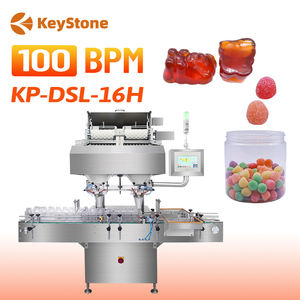 High Speed 16 Line Fully Automatic Vitamin Pectin Gummy <b>Bear</b> Milk Counter Candy Counting Machine - Product Image 1