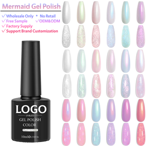 <span class=keywords><strong>Esmalte</strong></span> <span class=keywords><strong>de</strong></span> <span class=keywords><strong>Uñas</strong></span> Profesional al por Mayor, Marca Privada, Suministros para Salón, Gel Natural Aurora Mermaid, Colores <span class=keywords><strong>Pastel</strong></span> Brillantes, Acabado Brillante - Product Image 1