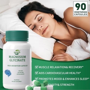 Suplemento Dietético de Glicinato de Magnesio OEM/ODM para Adultos, Alivio del Estrés, Sueño, Salud del Corazón, Nervios, Músculos, Metabolismo, Alimento Saludable - Product Image 2