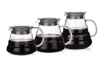 Cafetière en verre borosilicate faite à la main, 360 ml/600 ml/800 ml, en forme de nuage, moderne, écologique, transparente, pour le thé et le café, ensembles de thé et de café