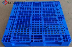 LYPALLETS 2025 Nuevo 1200x1200x160mm Entrada de cuatro vías Durable Grandes paletas de plástico reforzado para Paleta de almacenamiento de almacén - Product Image 2