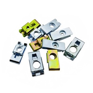 <span class=keywords><strong>Prix</strong></span> de gros Fixations : Écrou à clip en U en acier à ressort, type à pression en cuivre, avec vis - Product Image 1
