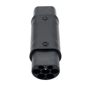 Adaptateur GBT à Type2 EV Connecteur femelle Adaptateur pour <span class=keywords><strong>Tesla</strong></span> et autres <span class=keywords><strong>Prise</strong></span> d'extrémité de voiture standard européenne 1Phase 3Phase 32A 22KW - Product Image 6
