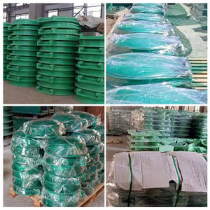 Válvula de retención de drenaje de estanque de peces SMC/<span class=keywords><strong>BMC</strong></span>/FRP tubo de drenaje compuesto válvula de compuerta de aleta de fibra de vidrio - Product Image 5