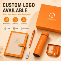 Cuaderno de Cuero PU de Lujo A5 Personalizado, Diario, Libreta de Negocios, Agenda de Tapa Dura con Bolígrafo, Elegante Set de Regalos