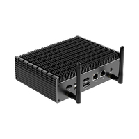 Gran oferta DDR4 M.2 I5 I7 procesador 12V 5A bolsillo sin ventilador Mini PC Dual RJ45 LAN Industrial Barebone Micro ordenador