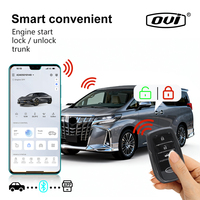 OVI 9900 Remote Starter Keyless Start Kunci Mobil Digital untuk Alphard 2015 Dikendalikan Aplikasi Fungsi NFC