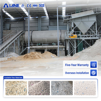 Ligne de production de litière pour chats LANE : Machine granulatrice de bentonite en granulés agglomérants, équipement de fabrication de litière pour animaux de compagnie