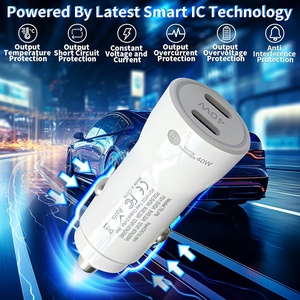 ที่ชาร์จในรถยน<span class=keywords><strong>ต</strong></span>์<span class=keywords><strong>แบ</strong></span>บกันไฟ 40W Dual PD พร้อมพอร์ต Type-C สำหรับแล็ปท็อปและกล้อง อะแดปเ<span class=keywords><strong>ต</strong></span>อร์<span class=keywords><strong>ชาร์จ</strong></span>เร็ว<span class=keywords><strong>แบ</strong></span>บ Universal สำหรับโทรศัพท์มือถือ - Product Image 4