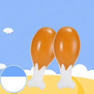 2024 Fabricantes personalizados para crianças criativo novo brinquedo inflável perna de peru desenho animado crianças jogam Pvp brinquedo inflável perna de frango