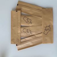 Chine Usine Logo Personnalisé Imprimé Gratuit 100% Emballage De Qualité Alimentaire Popsicle Sac Kraft Crème Glacée Sacs En Papier