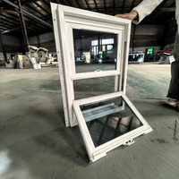 Venta al por mayor de la venta caliente de doble acristalamiento de diseño de China Upvc doble colgado ventanas de vinilo