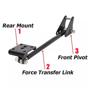 Pour Chevy / GMC C10 <span class=keywords><strong>C15</strong></span> essieu renversé camion 1973-1987 barre de traction arrière en acier - Product Image 2