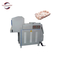 Machine à découper la viande congelée, machine industrielle à hacher la viande congelée, machine à couper les os en cubes