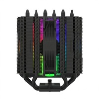 Ventilateur de refroidissement CPU Speedy 4 Heat Pipe 9cm, radiateur de refroidissement CPU PWM 4 broches ARGB 1.8W, dissipateur thermique à tour unique