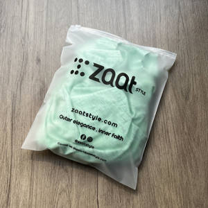 Bolsas de CPE con Cierre Hermético y Logotipo Personalizado, Bolsas Transparentes Esmeriladas con Cierre, para Empacar Calcetines y Ropa Interior, Directo de Fábrica - Product Image 5