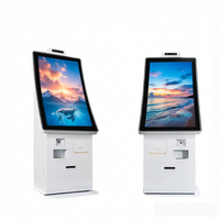 Terminal de libre-service vertical Yingtouch 32 pouces avec écran tactile capacitif, intégration SDK et reconnaissance faciale pour administrations et banques
