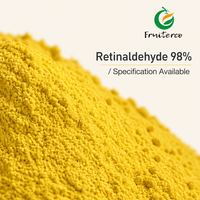 Bubuk Retinaldehida 98% All Trans Retinal CAS 116-31-4 Bahan Baku Kelas Kosmetik untuk Formulasi Perawatan Kulit