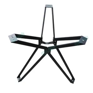 OEM Customized Modern Black Metal Iron Spider Table Base Furniture Pedestal for Dining Coffee Restaurant