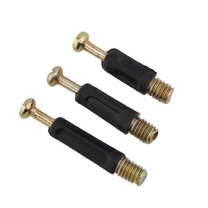 Conector de Muebles 3 en 1, Perno de Plástico, Conector Excéntrico de Aleación de Zinc y Carbono - Product Image 1