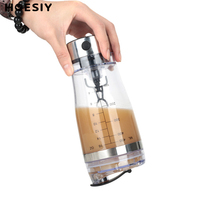 Bouteille d'eau électrique en plastique sans BPA, de ml sans lumen, contenant avec batterie USB, Shaker pour protéines, pour Sport