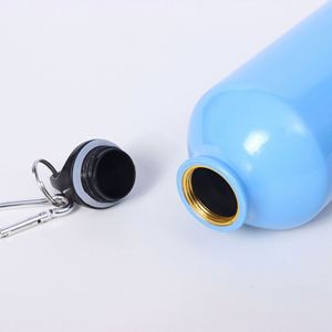 Bouteilles d'eau sportives en aluminium personnalisées de 350 ml/500 ml/750 ml/1000 ml avec couvercles et mousquetons – Vente en gros usine - Product Image 4