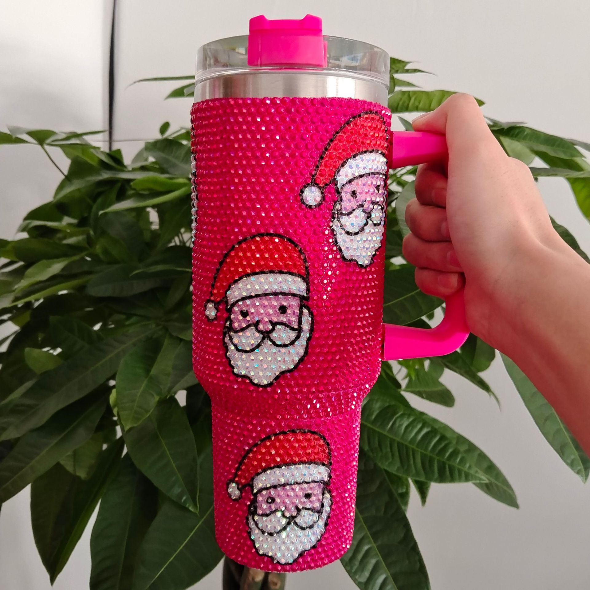 Babbo Natale rosso rosa-1200ml