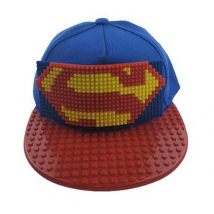 Gorra Snapback Personalizada con Serigrafía de Ladrillos de Lego, Gorras Hip Hop de Visera Plana para Niños - Product Image 3