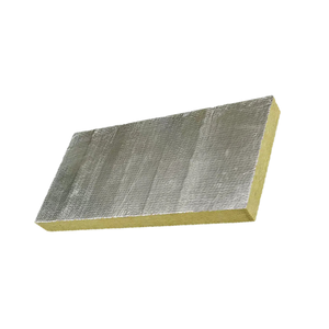 Dalle d'isolation <span class=keywords><strong>acoustique</strong></span> en <span class=keywords><strong>laine</strong></span> <span class=keywords><strong>de</strong></span> <span class=keywords><strong>roche</strong></span> Matériau d'isolation thermique carré Panneau mural <span class=keywords><strong>acoustique</strong></span> en bois Feuille d'aluminium FSK Cavity Wall - Product Image 3