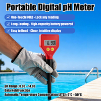 Vente en gros de nouveaux pH-mètres numériques portables pour l'eau potable, les piscines, les aquariums, les laboratoires, testeur de qualité de l'eau