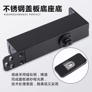 Kaishengxi Resorte de suelo oculto automático de alta resistencia sin ranura para puertas de madera, 181x57x34mm, para hoja de puerta de 950mm - Product Image 3