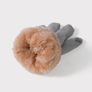Nouveaux gants de cyclisme d'hiver pour femmes, chauds, tactiles, à doigts entiers, doublés de polaire, coupe-vent, pour l'extérieur - Product Image 5