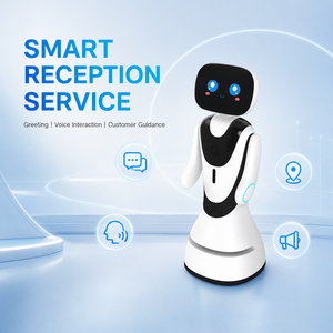 Robot <span class=keywords><strong>de</strong></span> Recepción Compacto con IA, Pantalla Táctil <span class=keywords><strong>de</strong></span> 13.3 Pulgadas, Navegación LiDAR e Interacción por Voz para Hoteles, Restaurantes, Centros Comerciales y Bancos - Product Image 6