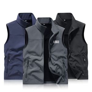 Chalecos Formales de Invierno para Hombre, de Terciopelo con Cierre, Antiarrugas, Transpirables, Impermeables, para Trabajo al Aire Libre, con Opciones de Logotipo Personalizado con Bordado 3D - Product Image 3