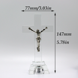예수님 십자가 <span class=keywords><strong>LED</strong></span> 라이트 예수상 크리스탈 십자가 - Product Image 6