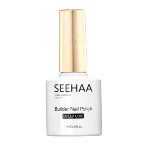 SEEHAA Adhesivo de Gel Translúcido Blanco para Uñas, <span class=keywords><strong>Manicura</strong></span> Semipermanente Estilo Francés para Belleza de Uñas DIY, Lámpara LED, Botella de Fuente de Luz - Product Image 5