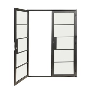 <span class=keywords><strong>Puerta</strong></span> Francesa de Hierro Forjado Moderna, de Última Generación, con Giro e Inclinación, de Hierro Laminado en Frío, al Precio Más Bajo - Product Image 4